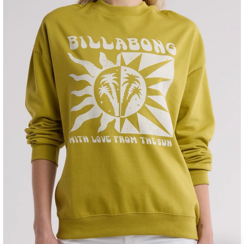 Billabong Green/Mustard Sweatshirt